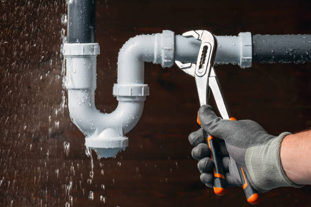Professional Sewer Line Repair technician working in Diamond Point, NY